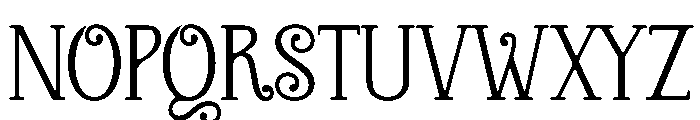 Christmas Luster Font UPPERCASE