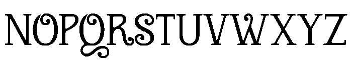 Christmas Luster Font LOWERCASE