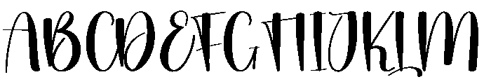 Christmas Maddison Font UPPERCASE