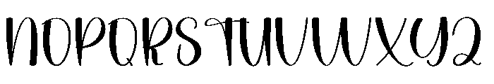 Christmas Maddison Font UPPERCASE