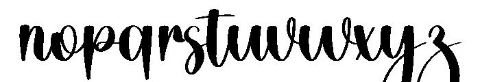 Christmas Maddison Font LOWERCASE