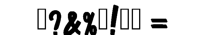 Christmas Magical Regular Font OTHER CHARS
