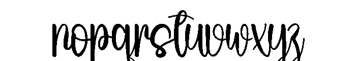 Christmas Mama Font LOWERCASE