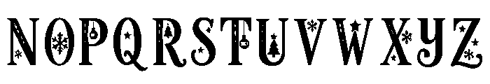 Christmas_Merrymuse Font UPPERCASE