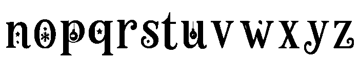 Christmas_Merrymuse Font LOWERCASE