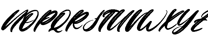 Christmas Mirelle Italic Font UPPERCASE