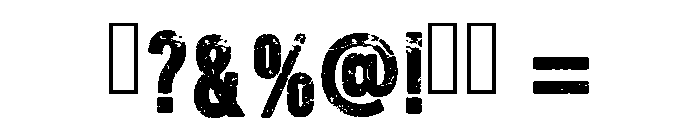 Christmas Modern Regular Font OTHER CHARS