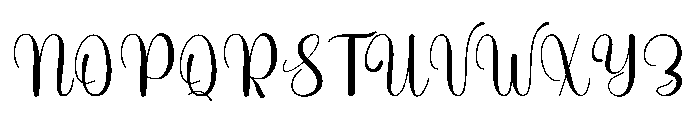 Christmas Music Font UPPERCASE