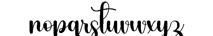 Christmas Music Font LOWERCASE