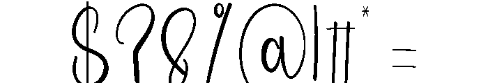 Christmas Musical Font OTHER CHARS