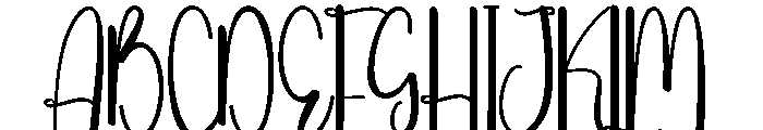 Christmas Musical Font UPPERCASE