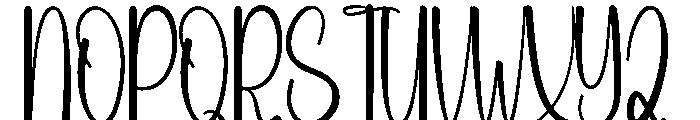Christmas Musical Font UPPERCASE