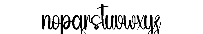 Christmas Musical Font LOWERCASE