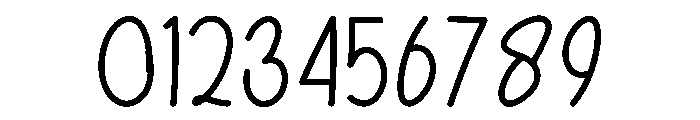 Christmas Notepad Font OTHER CHARS