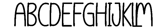 Christmas Notepad Font UPPERCASE