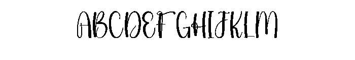 Christmas Outside Font UPPERCASE