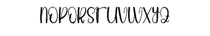 Christmas Outside Font UPPERCASE