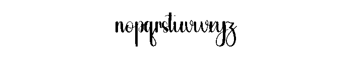 Christmas Outside Font LOWERCASE