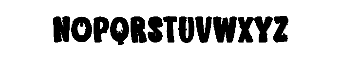 Christmas Parade Winter Blue Font UPPERCASE