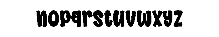 Christmas Parade Winter Blue Font LOWERCASE