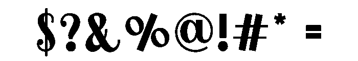 Christmas Pray Font OTHER CHARS