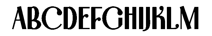 Christmas Pray Font UPPERCASE