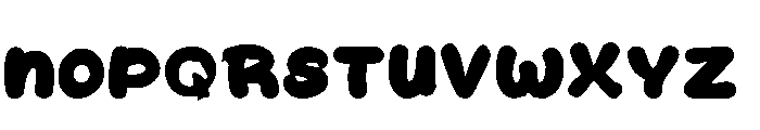 Christmas Puff Regular Font LOWERCASE