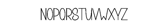 Christmas Quote Font LOWERCASE