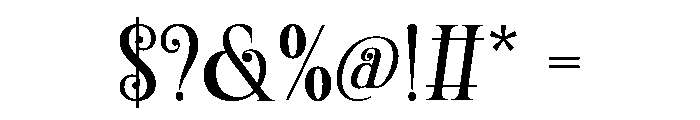 Christmas Radiance Font OTHER CHARS