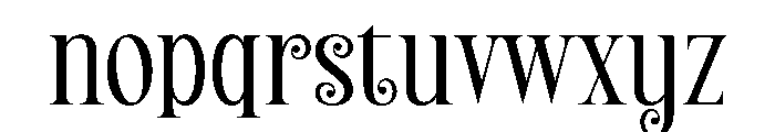 Christmas Radiance Font LOWERCASE
