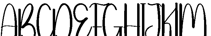 Christmas Rulles Font UPPERCASE