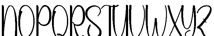 Christmas Rulles Font UPPERCASE