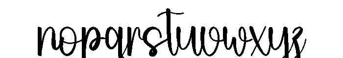 Christmas Rulles Font LOWERCASE