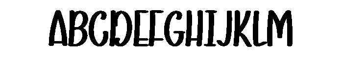 Christmas Santas Font UPPERCASE