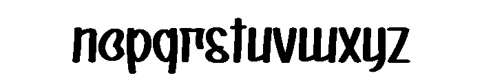 Christmas Santas Font LOWERCASE