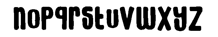 Christmas Seafood Font LOWERCASE