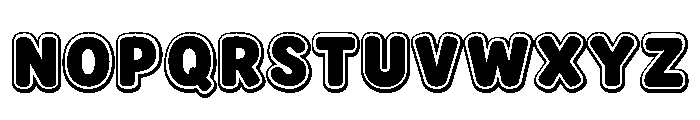 Christmas Shine Outline Font UPPERCASE