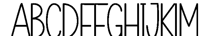 Christmas Skyline Font UPPERCASE