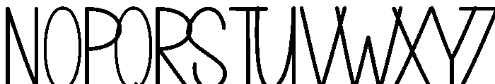 Christmas Skyline Font UPPERCASE
