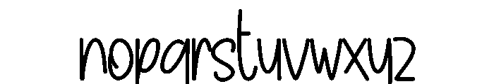 Christmas Skyline Font LOWERCASE