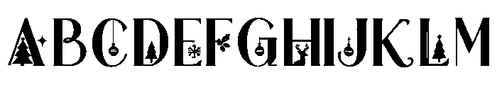 Christmas_Snowkiss Font UPPERCASE