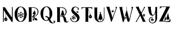Christmas_Snowkiss Font UPPERCASE