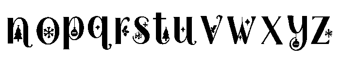Christmas_Snowkiss Font LOWERCASE