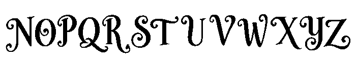 Christmas_Snowluxe Font UPPERCASE