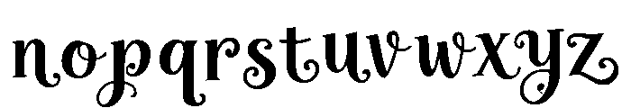 Christmas_Snowluxe Font LOWERCASE
