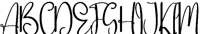 Christmas Someting Font UPPERCASE