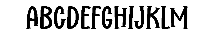 Christmas Sprinkle Font UPPERCASE