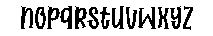 Christmas Sprinkle Font LOWERCASE