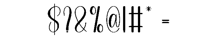 Christmas Stylish Font OTHER CHARS