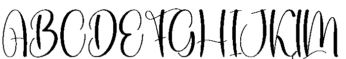 Christmas Stylish Font UPPERCASE
